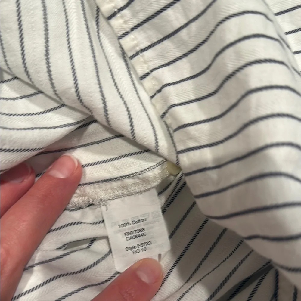 Madewell Striped Women’s Shirt - Black and White, size small - Picture 5 of 6